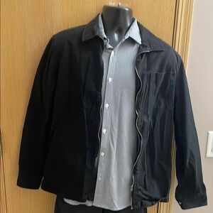 Black Lightweight Shirt Jacket Casual Style